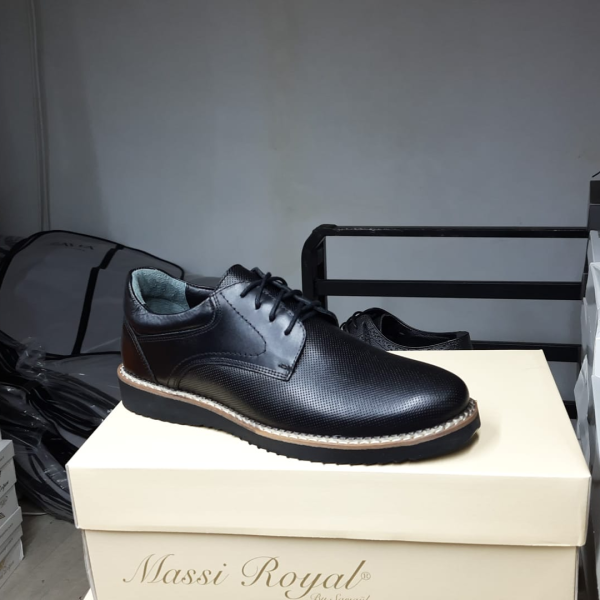 HALİS SHOES HAKİKİ DERİ SİYAH EVA TABAN ERKEK AYAKKABI
