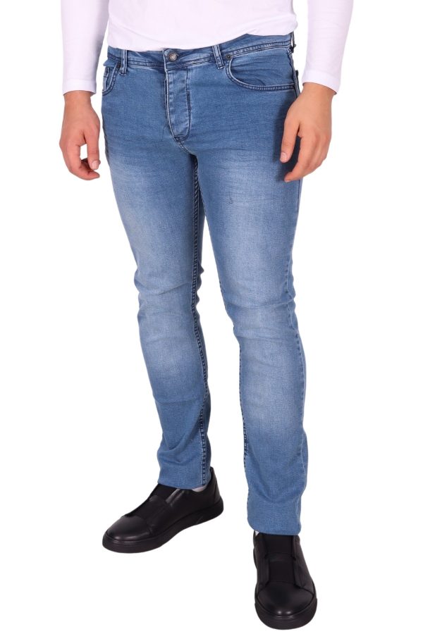 Jack Kevın Açık Mavi Slim Fit Erkek Kot Pantolon 726