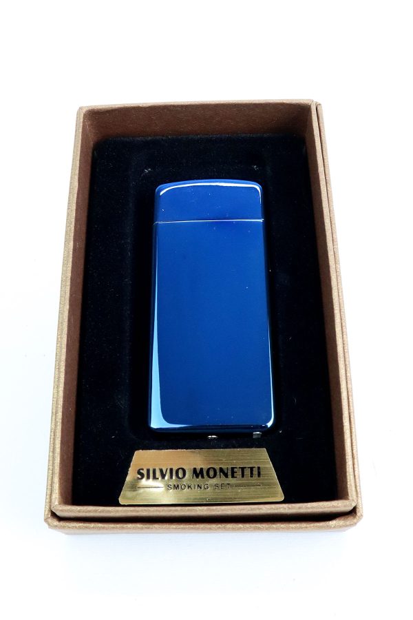 Silvio Monetti Mavi Şarjlı Çakmak SM-423USBM